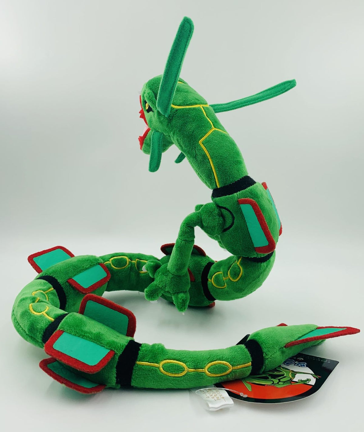 Pokemon Center Shiny Rayquaza Mega Dragon soft toy plush 80cm long with tag