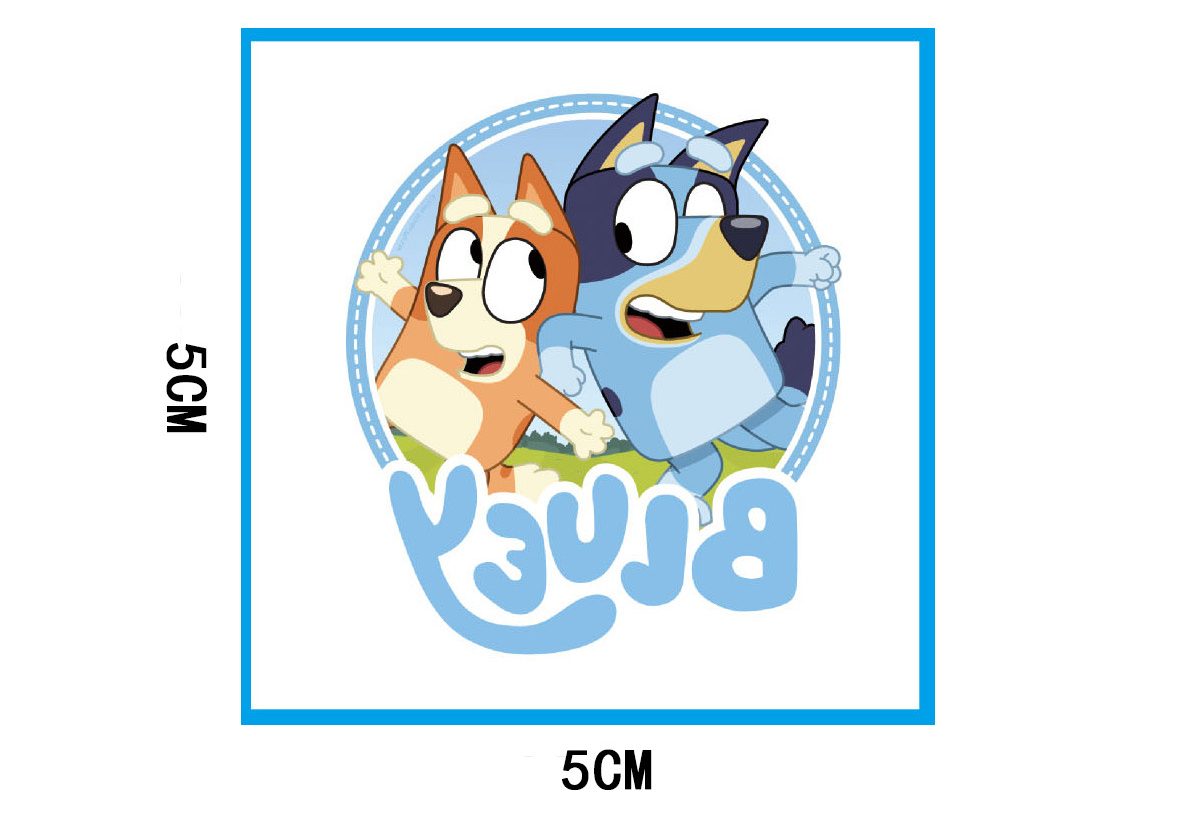 Bluey Temporary Tattoos Stickers set of 20pcs (5cm x 5cm each)