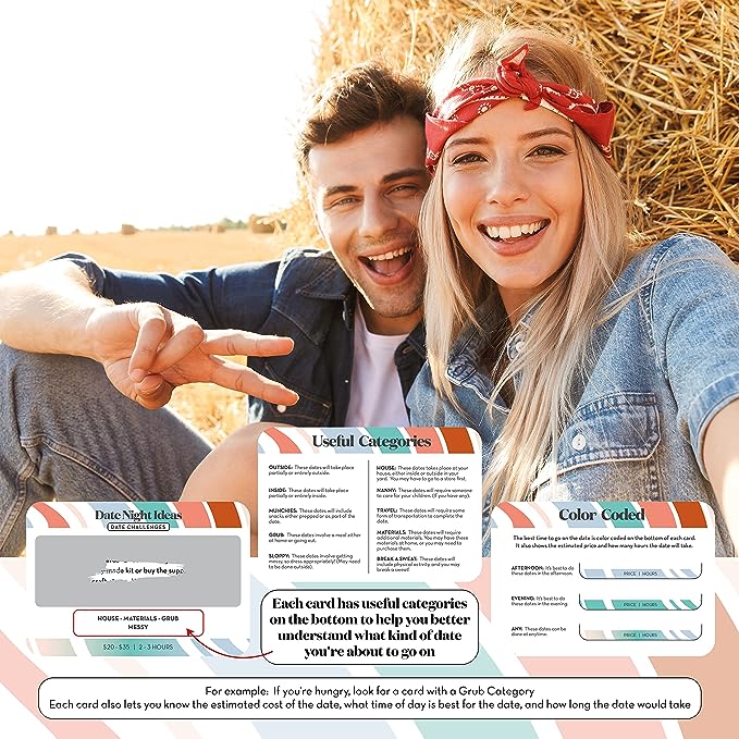 Date night card game Fun & Adventurous Date Night Box - Scratch Off Card Game