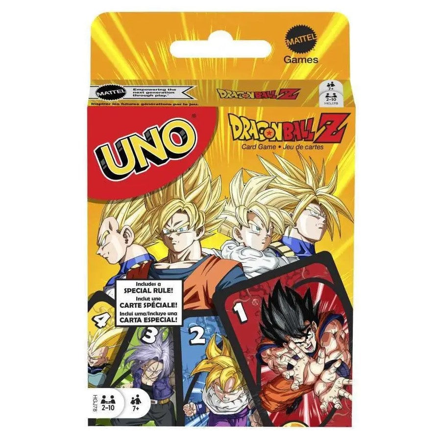 Uno Card Game - Dragon Ball Z Card game