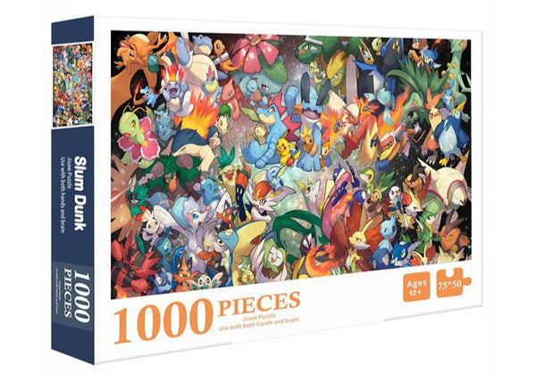 Pokemon big family - 1000pcs puzzle 50cm x 75cm