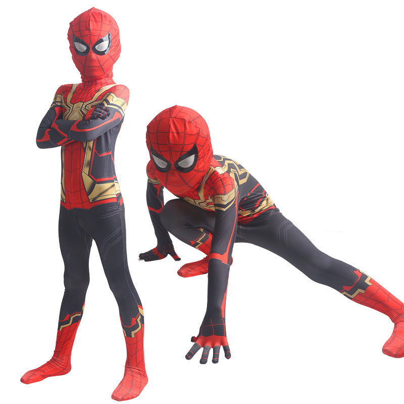 Spiderman Iron Spiderman Latest Costume + Mask Set