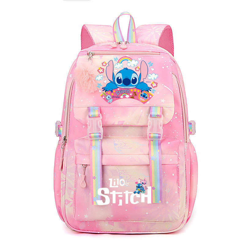 Stitch Backpack bag, school bag - Spacious, Comfy, and Full of Pockets!