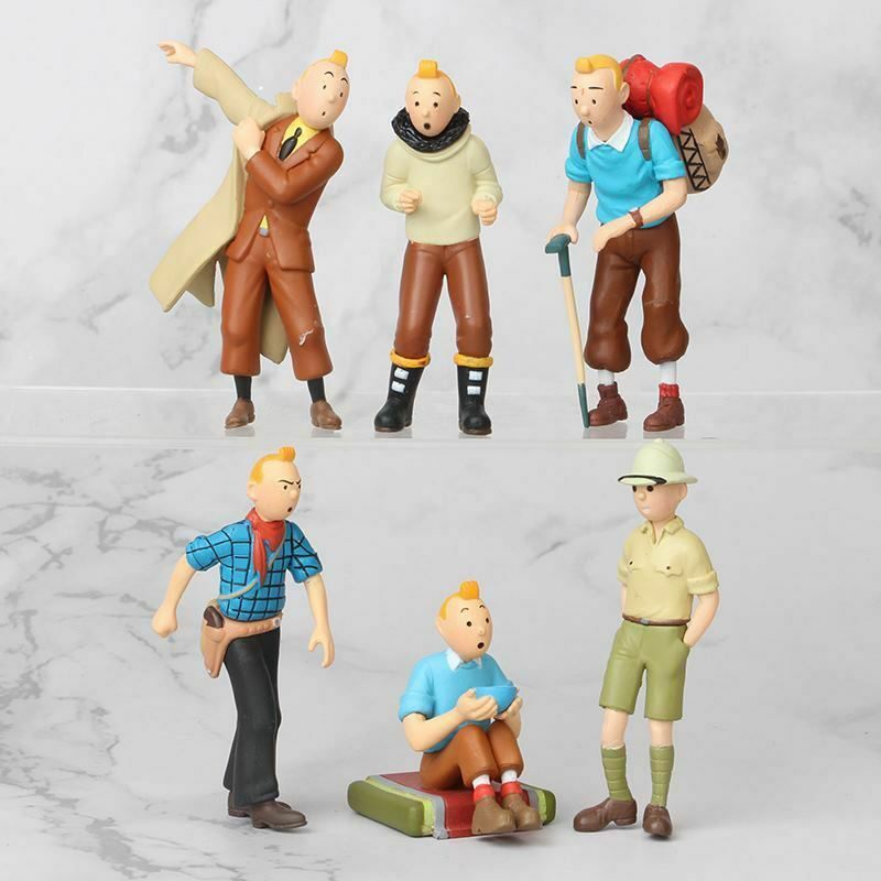 The Adventures Of Tintin 6 PCS Action Figure
