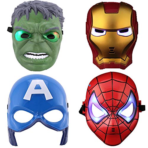 Captain America Led light up Mask - Plastic mask