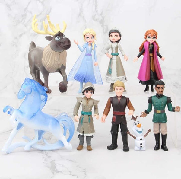 Frozen 2 Cake Topper 9pcs figures set