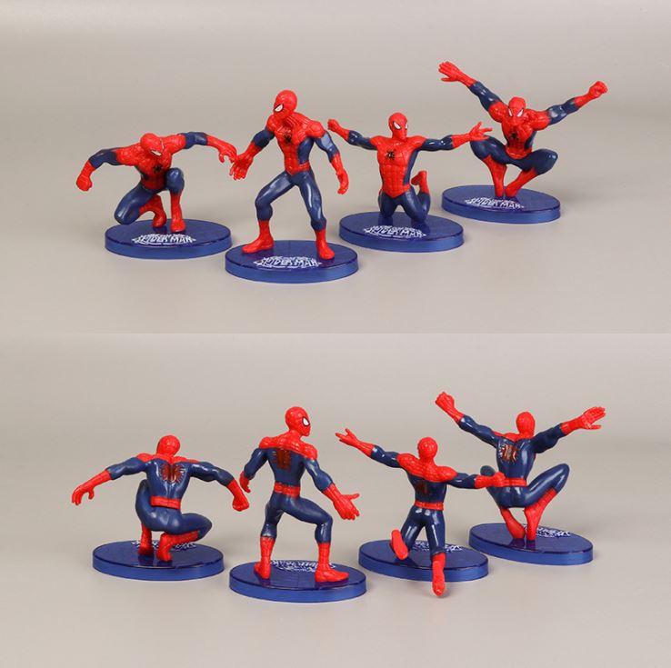 The Avengers Spider Man Action Figure 7Pcs Spiderman