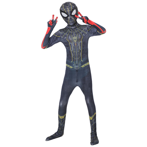 Spiderman No way home Black Spiderman Latest Costume + Mask Set