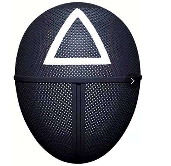 squid game mask triangle