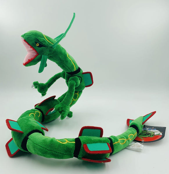Pokemon Center Shiny Rayquaza Mega Dragon soft toy plush 80cm long with tag