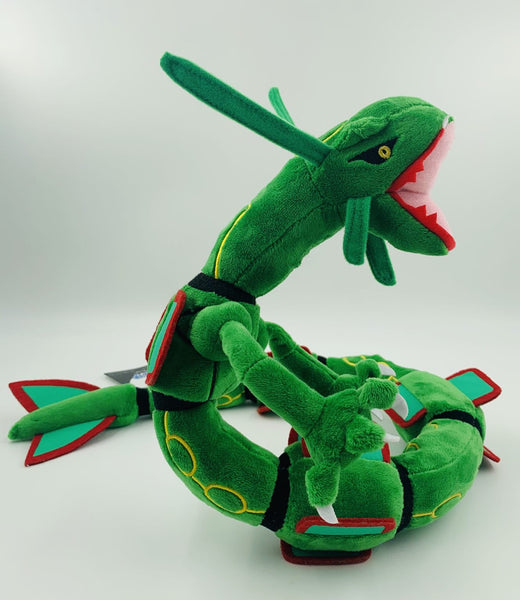 Pokemon Center Shiny Rayquaza Mega Dragon soft toy plush 80cm long with tag