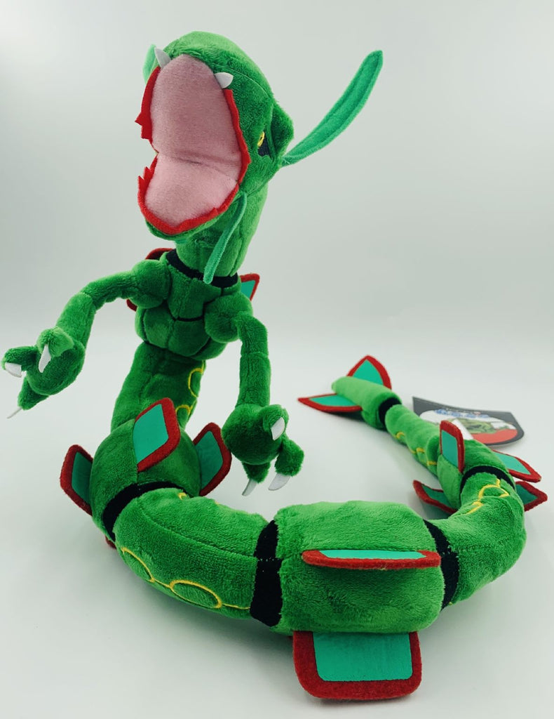 Pokemon Center Shiny Rayquaza Mega Dragon soft toy plush 80cm long wit –  Happy Kong NZ