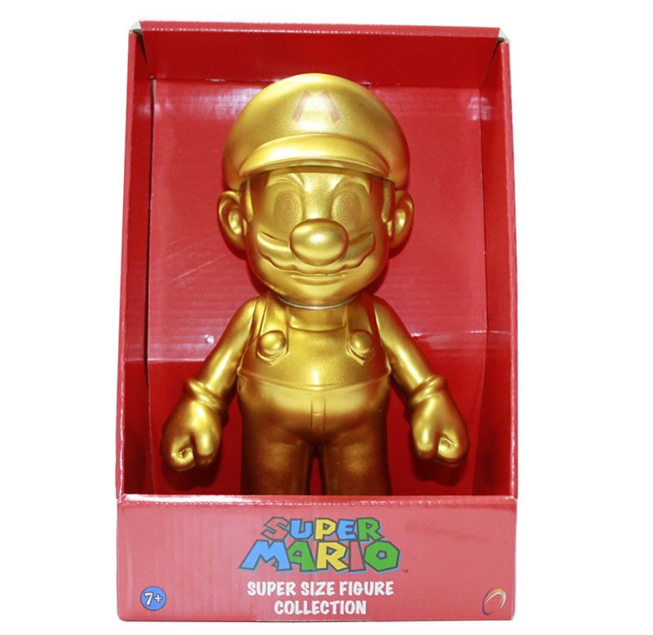 Mario Super Size - Super Mario GOLD Bros 9" Super Size Vinyl Figure