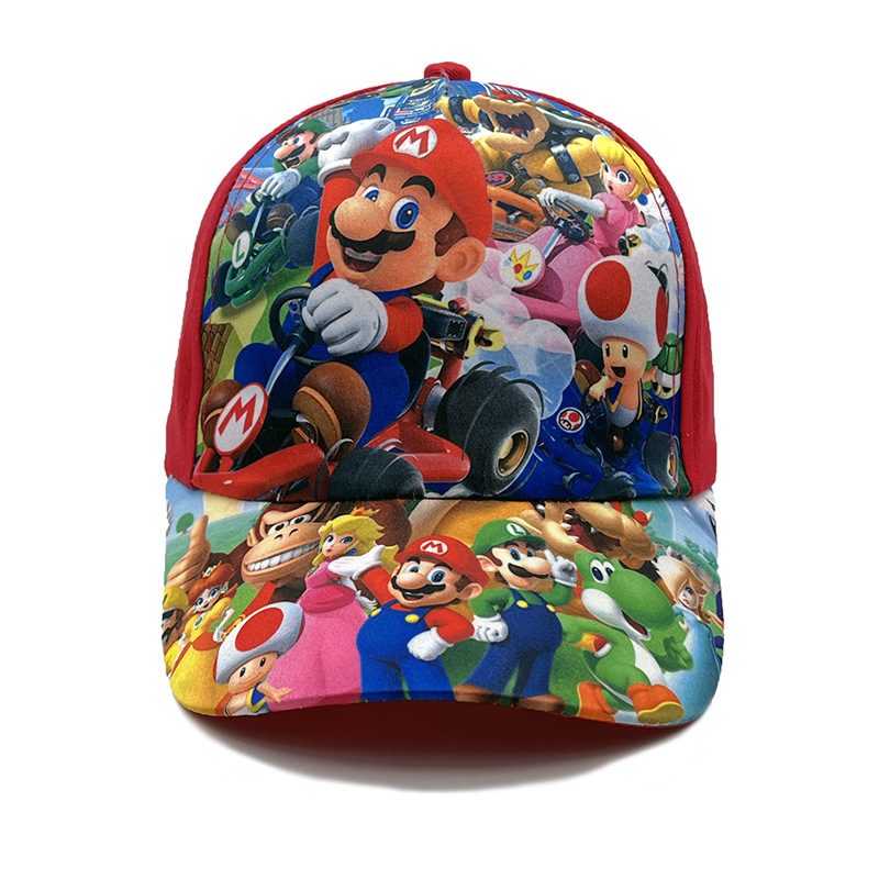 Super Mario cap - Adjustable at the back Super Mario Kart
