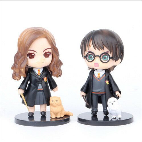 6pcs Harry potter Movie - cake topper Decoration Doll (Harry, Hermione, Ron)