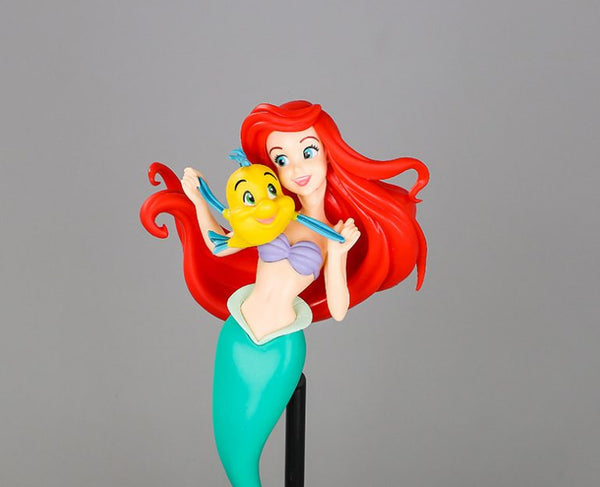 Little Mermaid Ariel and Flounder cake topper Decoration Doll