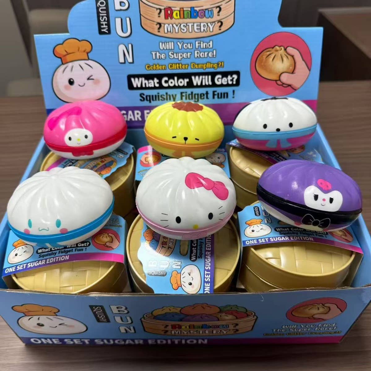 Squishy Steamed Bun Dumpling Toy – Sanrio Mystery  (8.5cm)