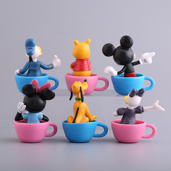 Mickey Mouse Collectible Set Toy Figures | for Cake Topper Cake Decoration