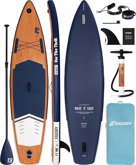 EGGORY Inflatable Paddle Board, 11'x32 x6 Stand Up Paddle Board, Sup Board