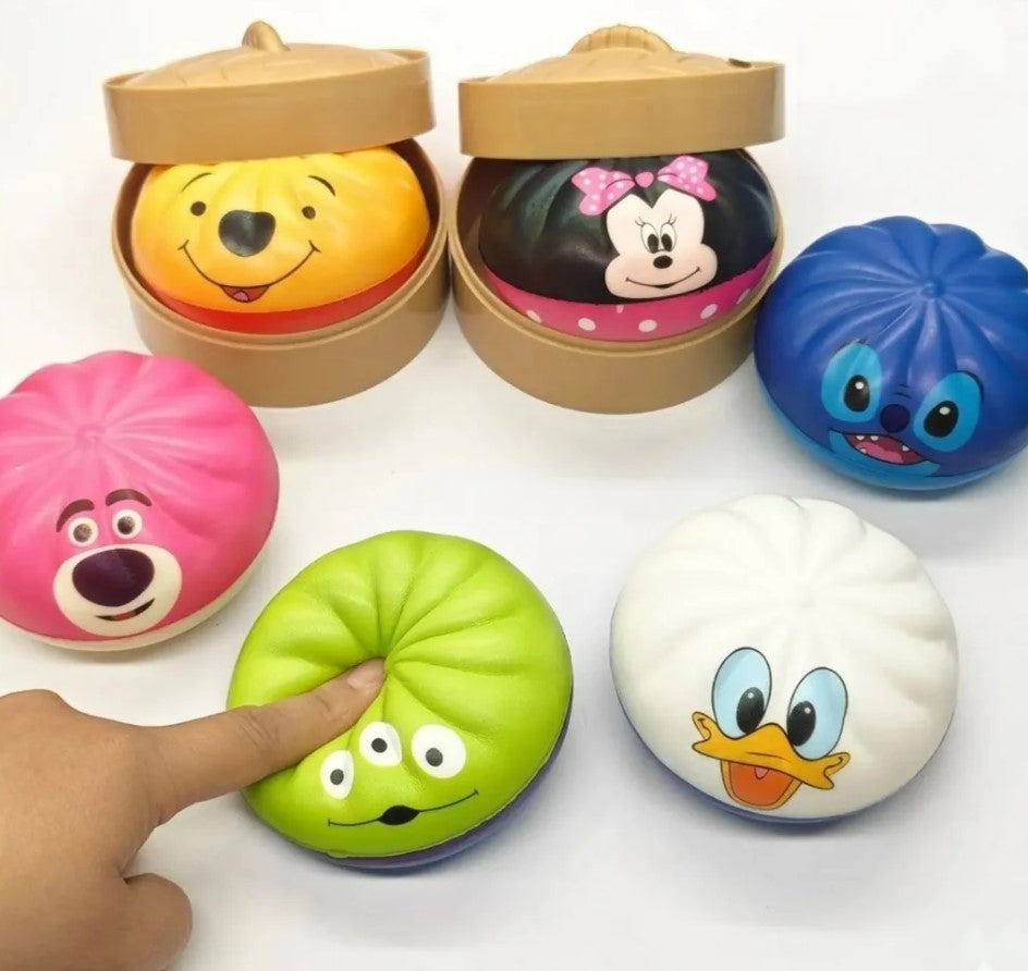 Squishy Steamed Bun Dumpling Toy – Disney Mystery  (8.5cm)