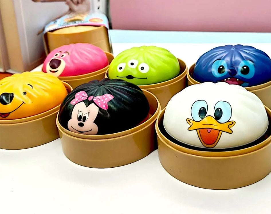 Squishy Steamed Bun Dumpling Toy – Disney Mystery  (8.5cm)