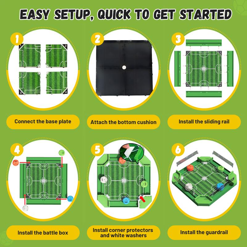Football Hyperlaps 4-Player Arcade Table Game with Points System