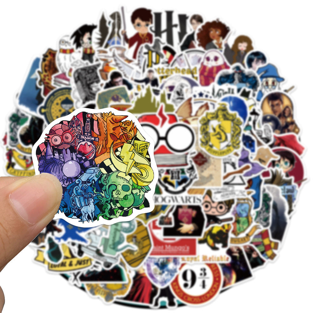Harry potter Stickers STICKERS 100PCS - no repeat, sun/water proof