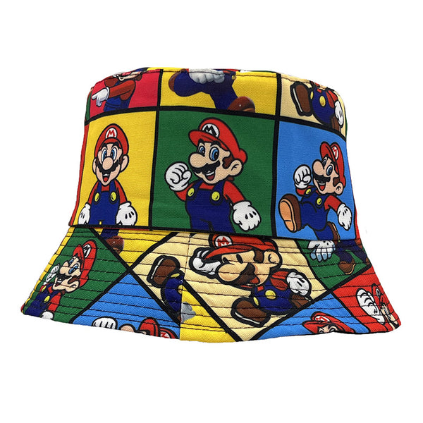 Super Mario Nintendo fisherman hat Bucket hat New 54cm