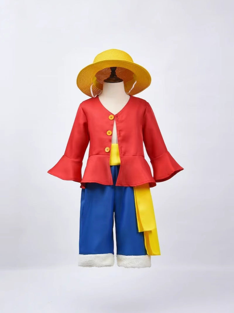 One Piece Kids Luffy Costume – Sizes 140 & 150