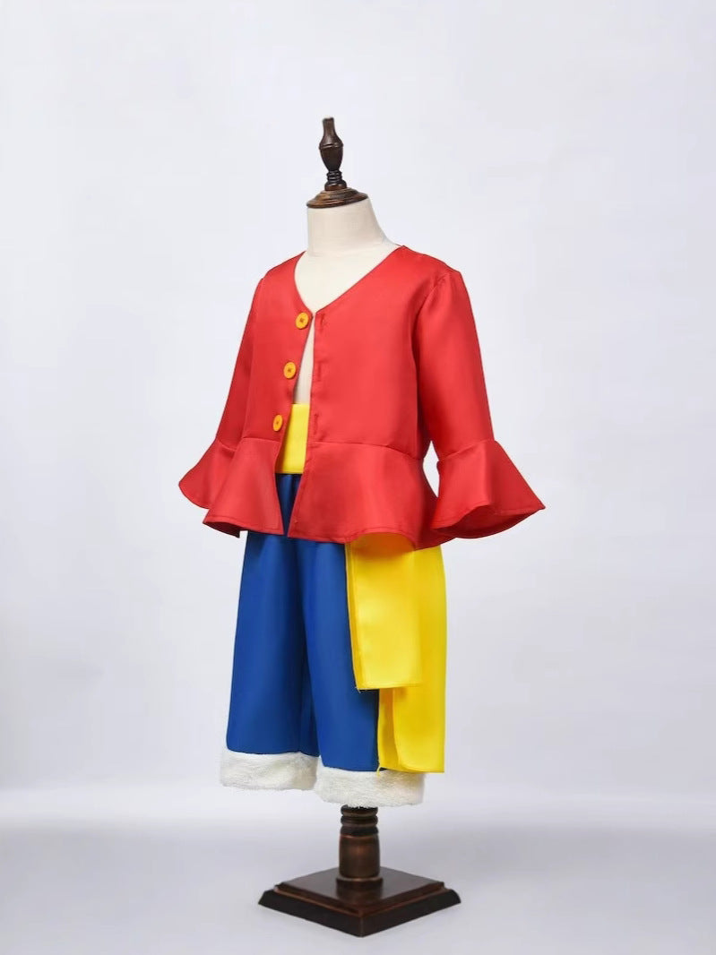 One Piece Kids Luffy Costume – Sizes 140 & 150