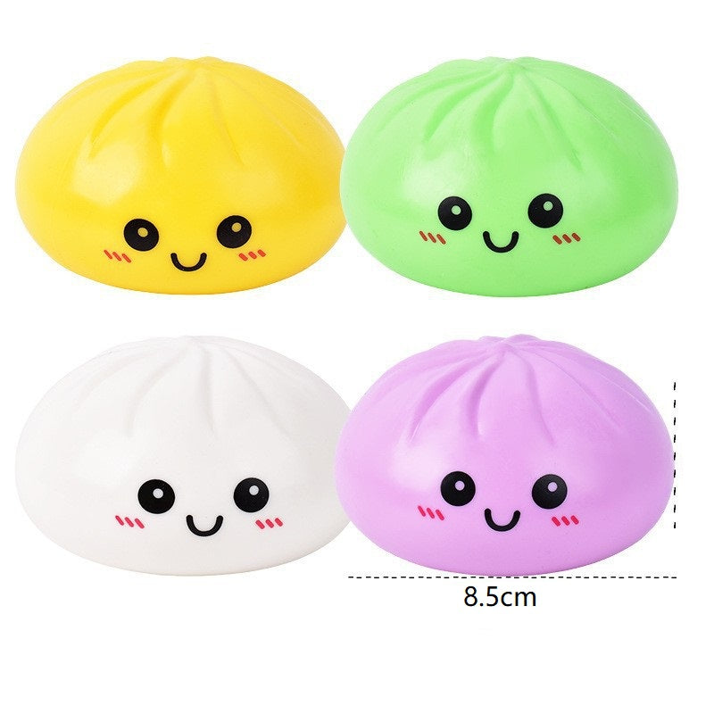 Squishy Steamed Bun Toy – Mystery Colour (8.5cm)