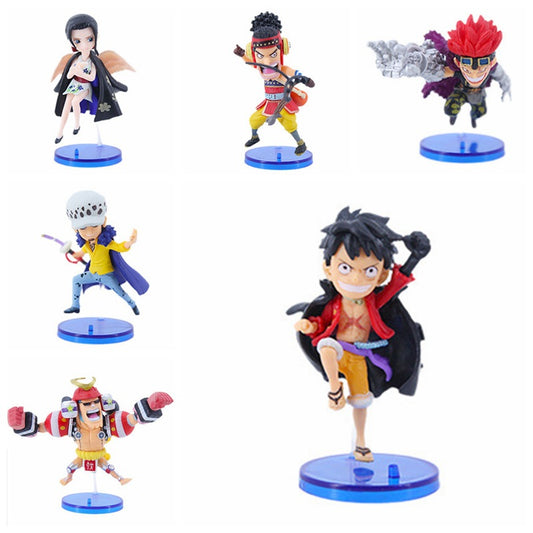 One Piece - Japanese Anime figures Toy set of 6pcs (7cm each)