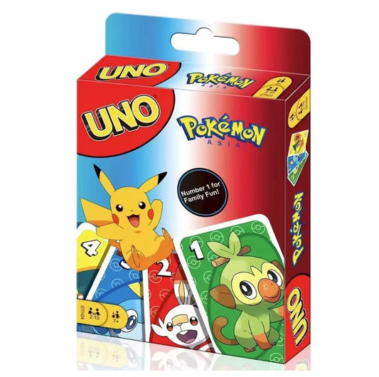 Uno Card Game - Pokemon