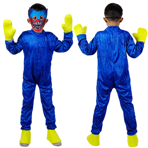 Poppy playtime Huggy Wuggy Kids costume- Size Medium or Large