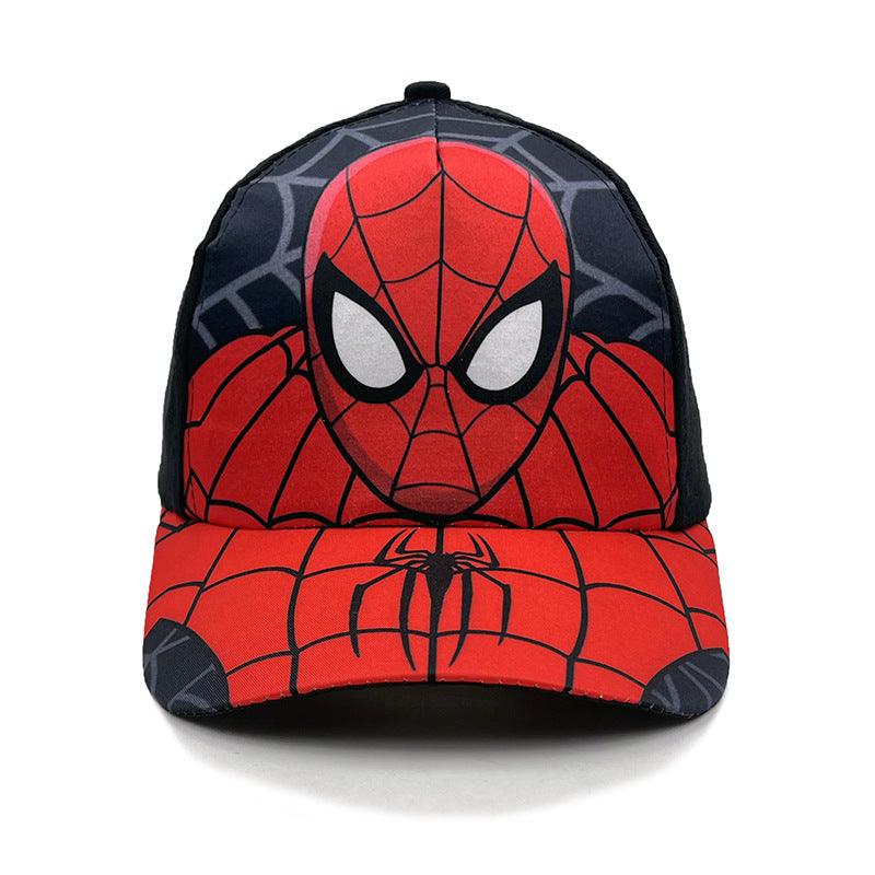 Spiderman black Cap (The Amazing Spiderman) Adjustable at the back