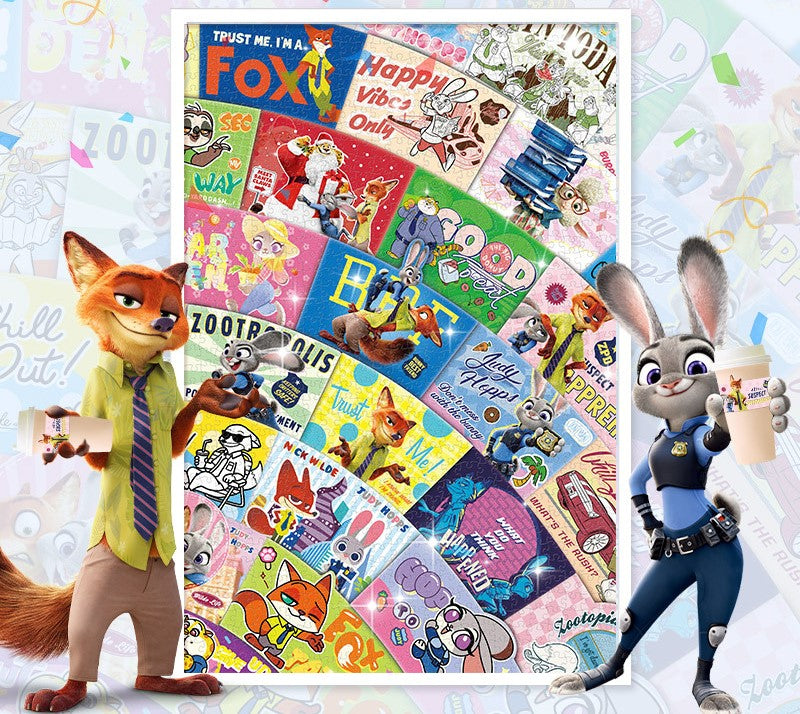 Disney Zootopia High Quality 1000 Piece Jigsaw Puzzle 75cm x 50cm
