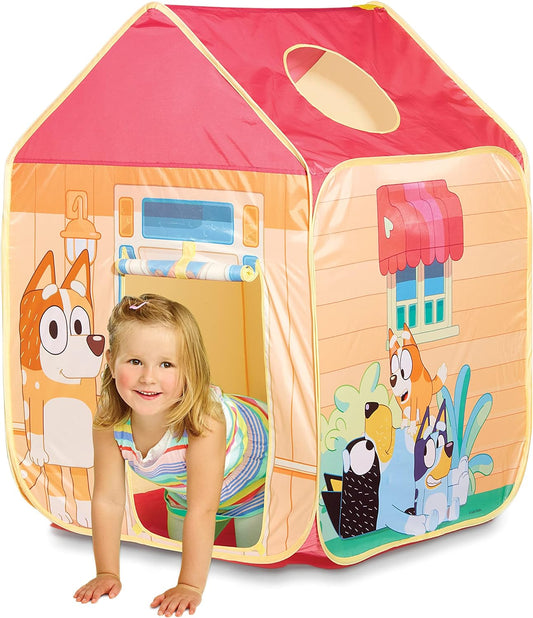 Bluey Family House Pop-Up Play Tent – Interactive play tent for kids with Bluey design, perfect for imaginative play and adventures.