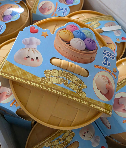 Squishy Steamed Bun Toy – Mystery Colour (8.5cm)