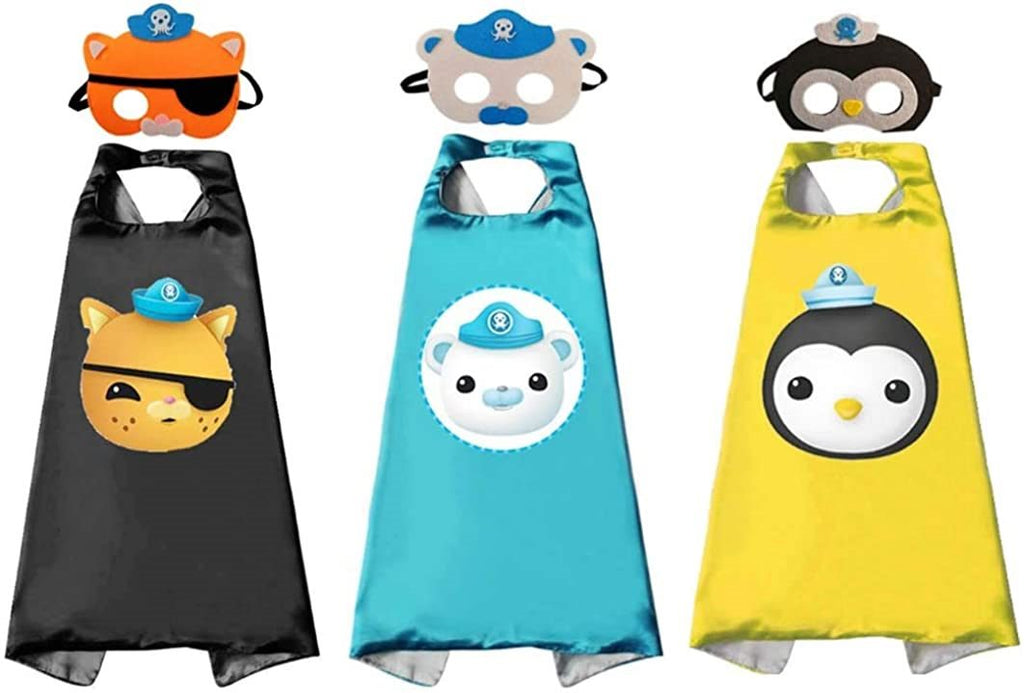 Octonauts mask and cape - Captain Barnacles Kwazii Peso Dashi – Happy ...