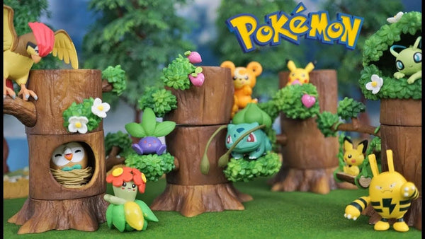 Pokemon Forest Day Tree collection 8pcs full in gift box set (Collectable)