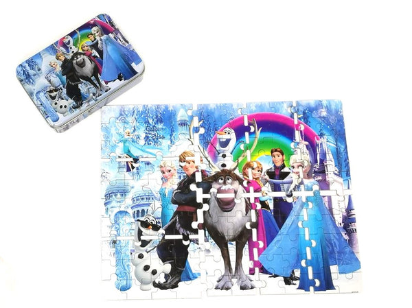 Frozen 100 Piece Jigsaw Puzzle with Tin box