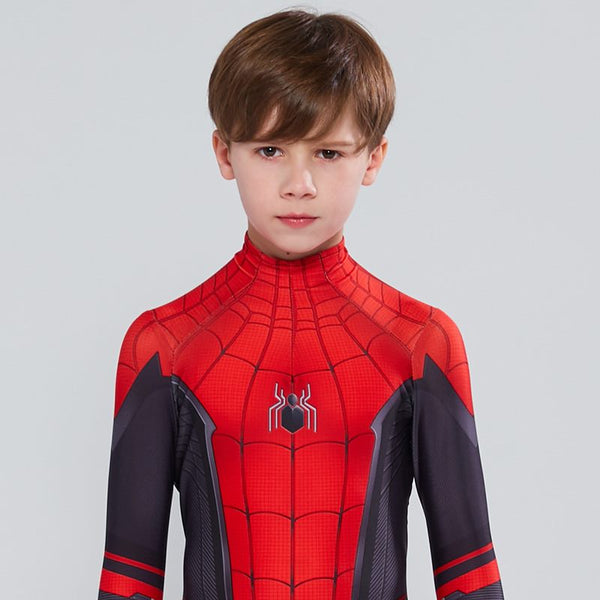 Spiderman Away from Home Black Spiderman Latest Costume + Mask Set