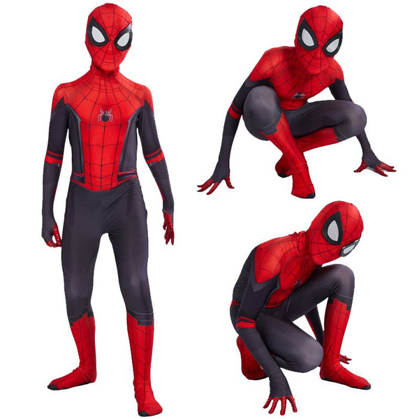 Spiderman Away from Home Black Spiderman Latest Costume + Mask Set