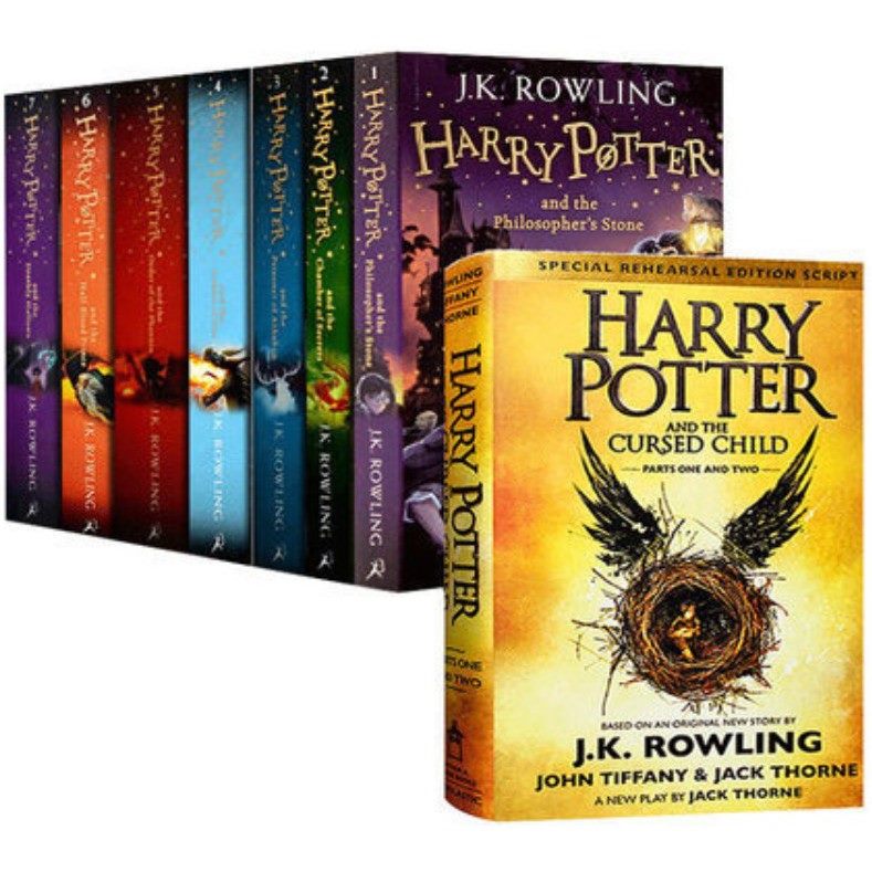 Harry Potter books set Box Set Complete Collection 8 Books Set – Happy Kong  NZ