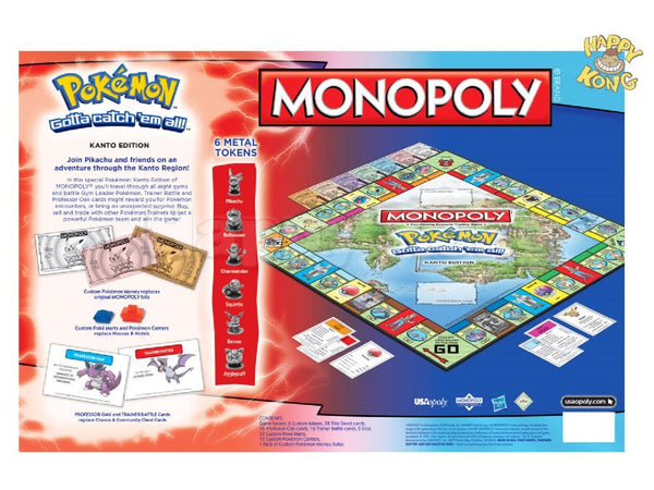 Brand New Pokemon Monopoly: Kanto Edition