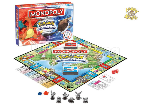Brand New Pokemon Monopoly: Kanto Edition