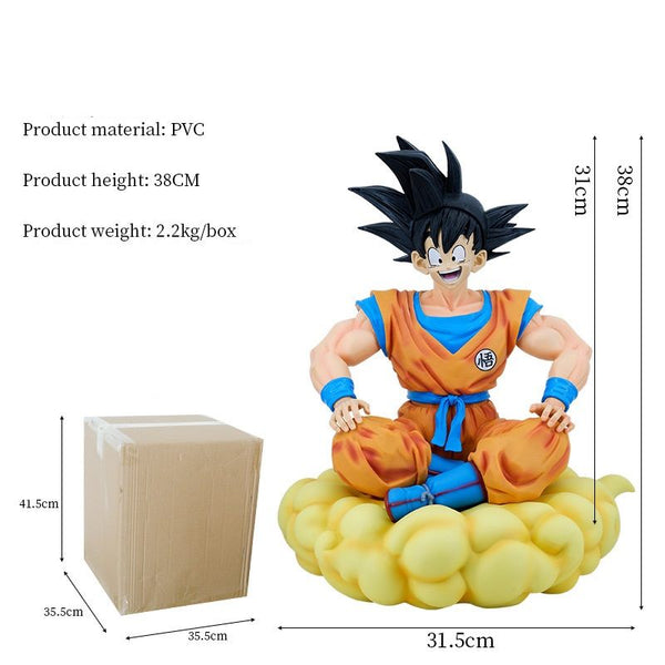 Dragon Ball Z Goku sit on Kinto'un figures 38cm Model Collection