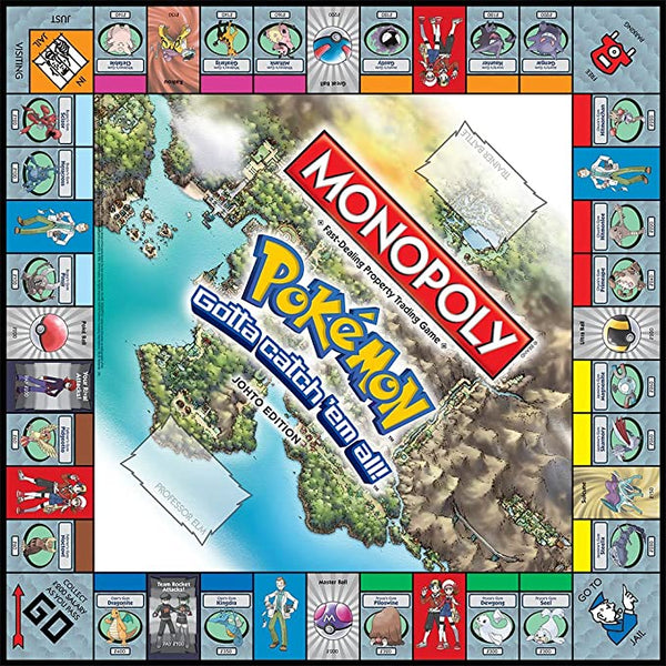 Monopoly Game Pokemon Johto Edition