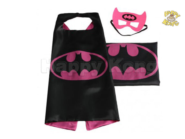 Batgirl Kids Party Mask and Cape