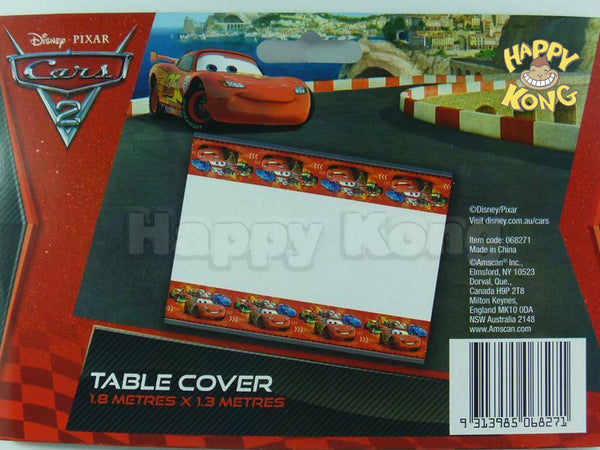 Disney official Cars 2 party table cover